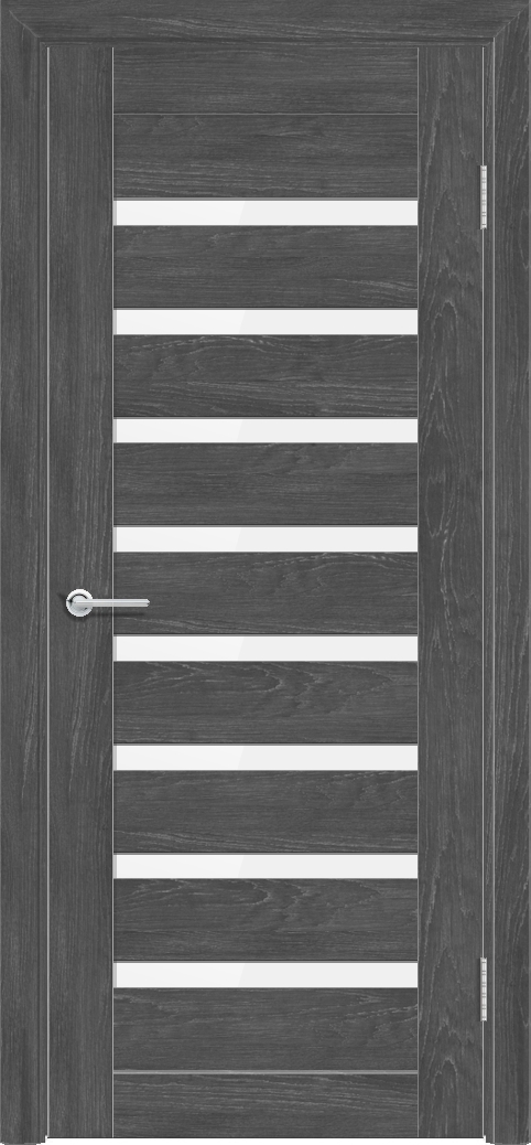 Т2, Дуб графит, Белое матовое