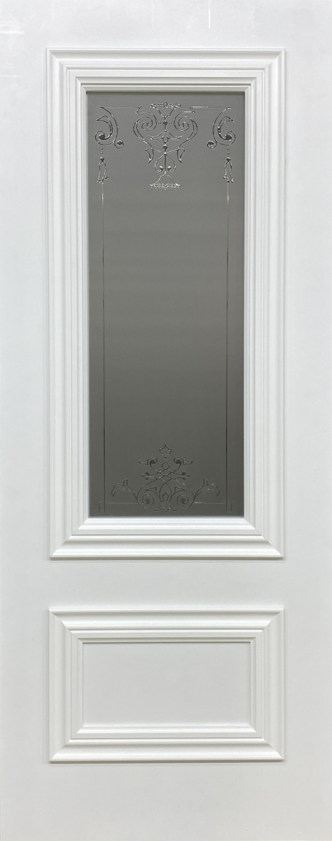 Лондон, Эмаль агат (сапфир) без патины, Витраж белое