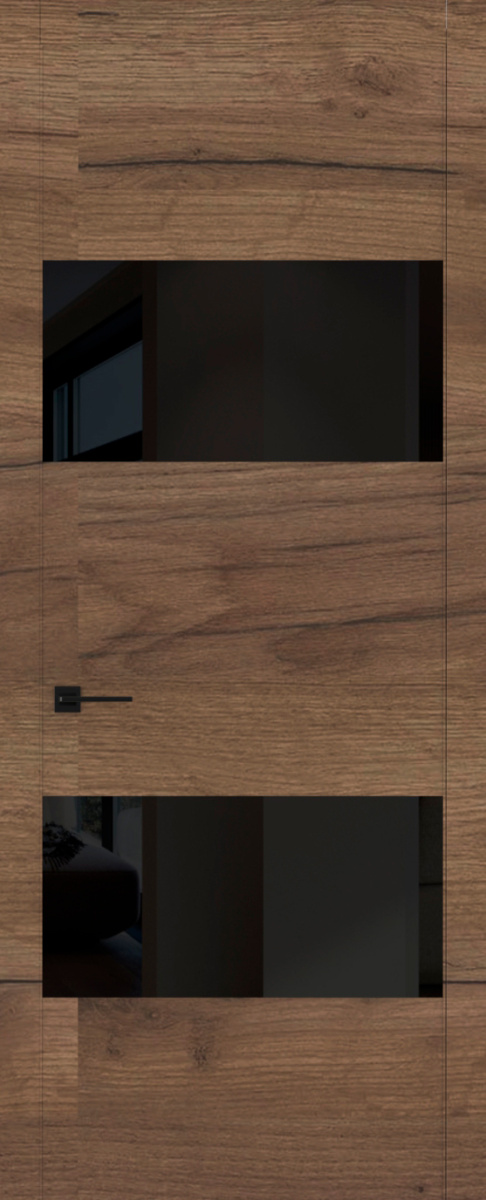 Тренд N-2, ST, Дуб пацифик, Лакобель черный