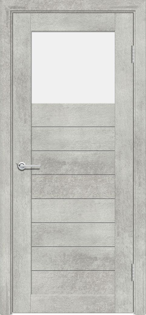 Т35, Серый бетон, Белое матовое