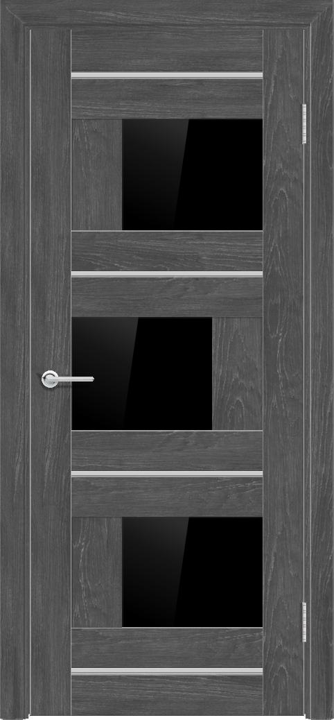 Т5, Дуб графит, Лакобель черный