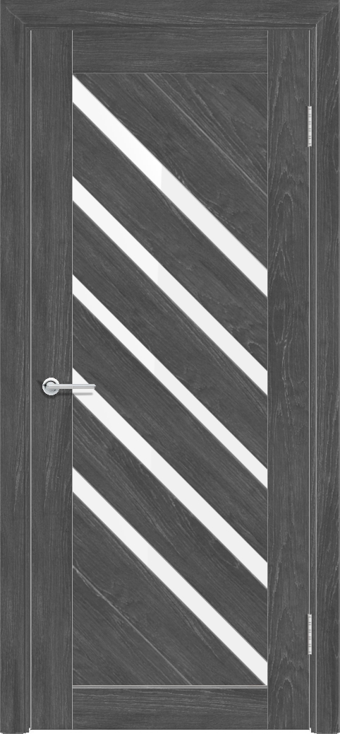 Т28, Дуб графит, Лакобель белый