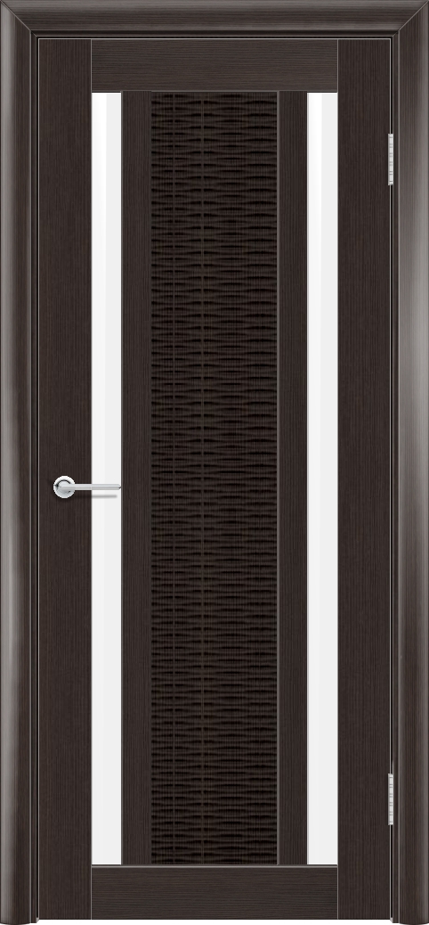 Т34, Орех темный рифленый, Лакобель белый