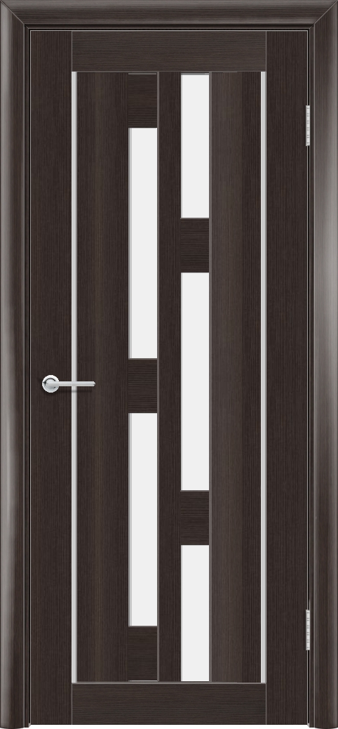 Т21, Орех темный рифленый, Белое матовое