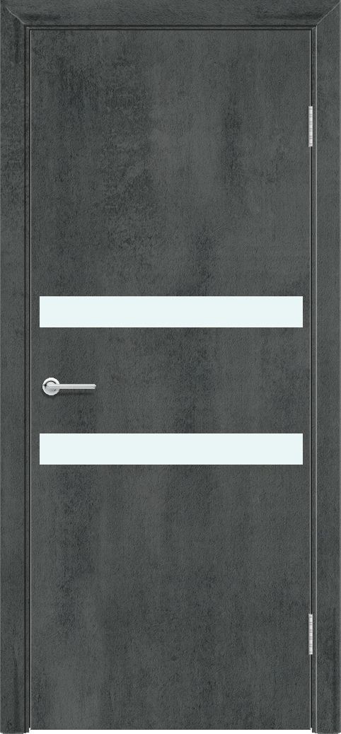 M1, Бетон темный, Лакобель белый