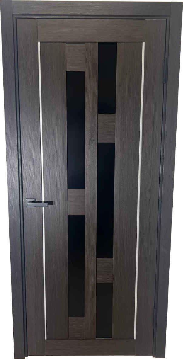 Т21, Орех темный рифленый, Лакобель черный