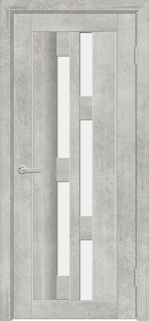 Т21, Серый бетон, Белое матовое