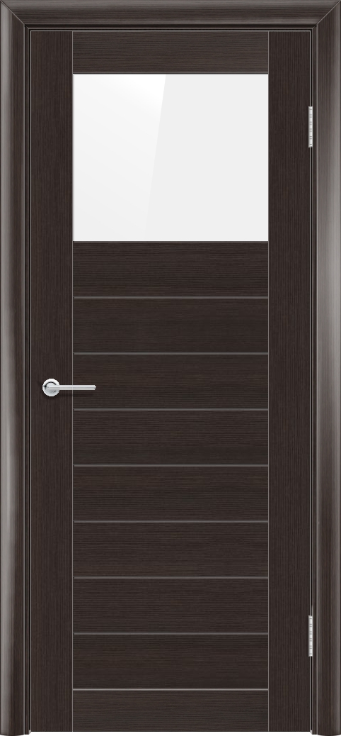 Т35, Орех темный рифленый, Лакобель белый