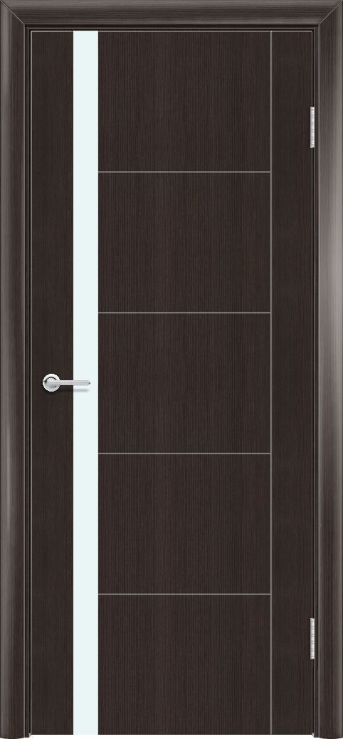 M61, Темный орех рифленый, Лакобель белый