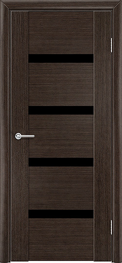 Порто 4, Венге, Лакобель черный