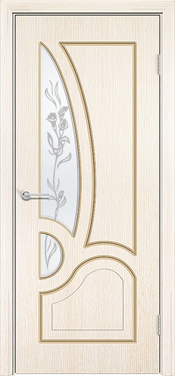 Марсель, Беленый дуб, Белое матовое с фьюзингом