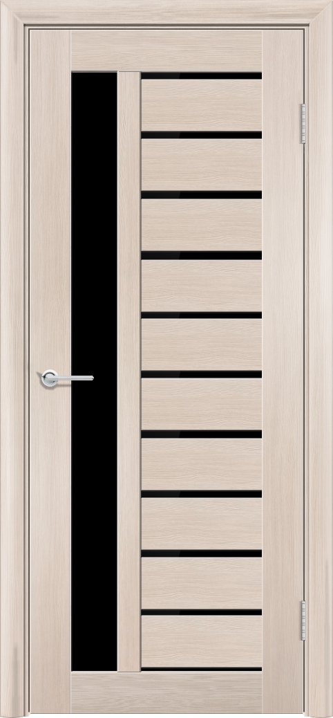 P13, Дуб капучино, Лакобель черный
