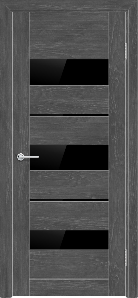 Т64, Дуб графит, Лакобель черный