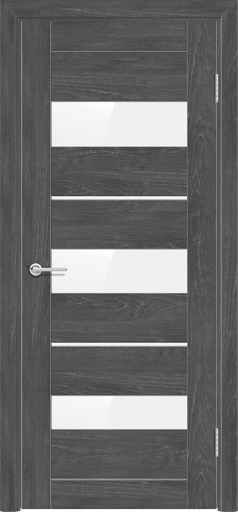 Т64, Дуб графит, Лакобель белый