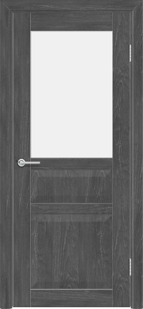 Т23, Дуб графит, Белое матовое