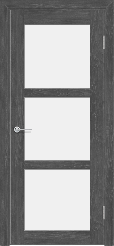 Т24, Дуб графит, Белое матовое