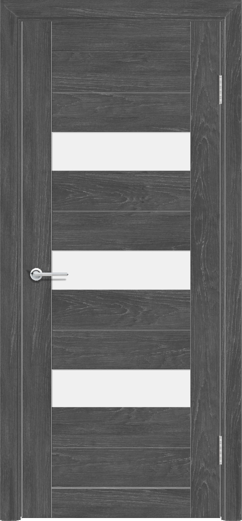 Т36, Дуб графит, Белое матовое