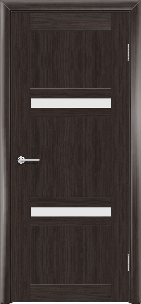 Т51, Орех темный рифленый, Белое матовое