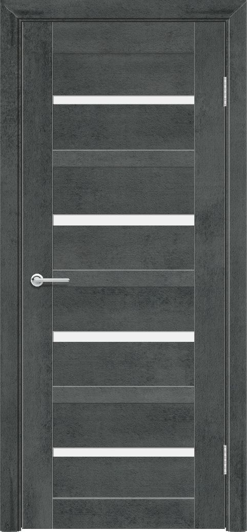 Т17, Темный бетон, Белое матовое