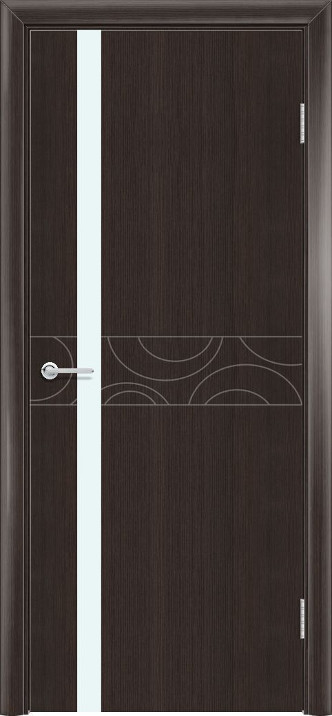 M68, Темный орех рифленый, Лакобель белый